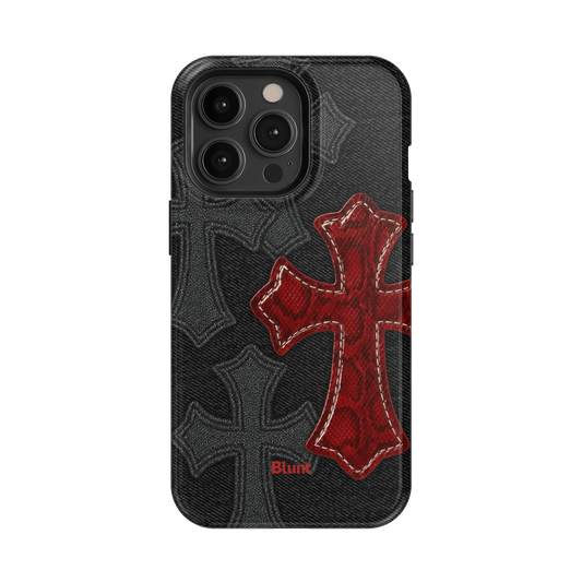 Crimson Cross iPhone Case - Blunt Cases