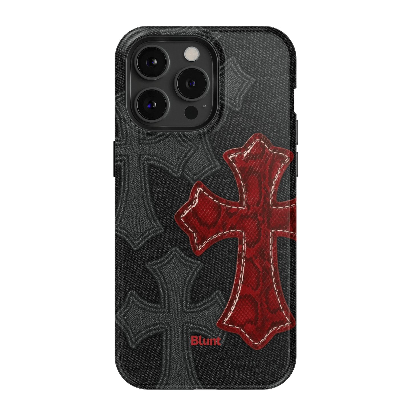 Crimson Cross iPhone Case - Blunt Cases