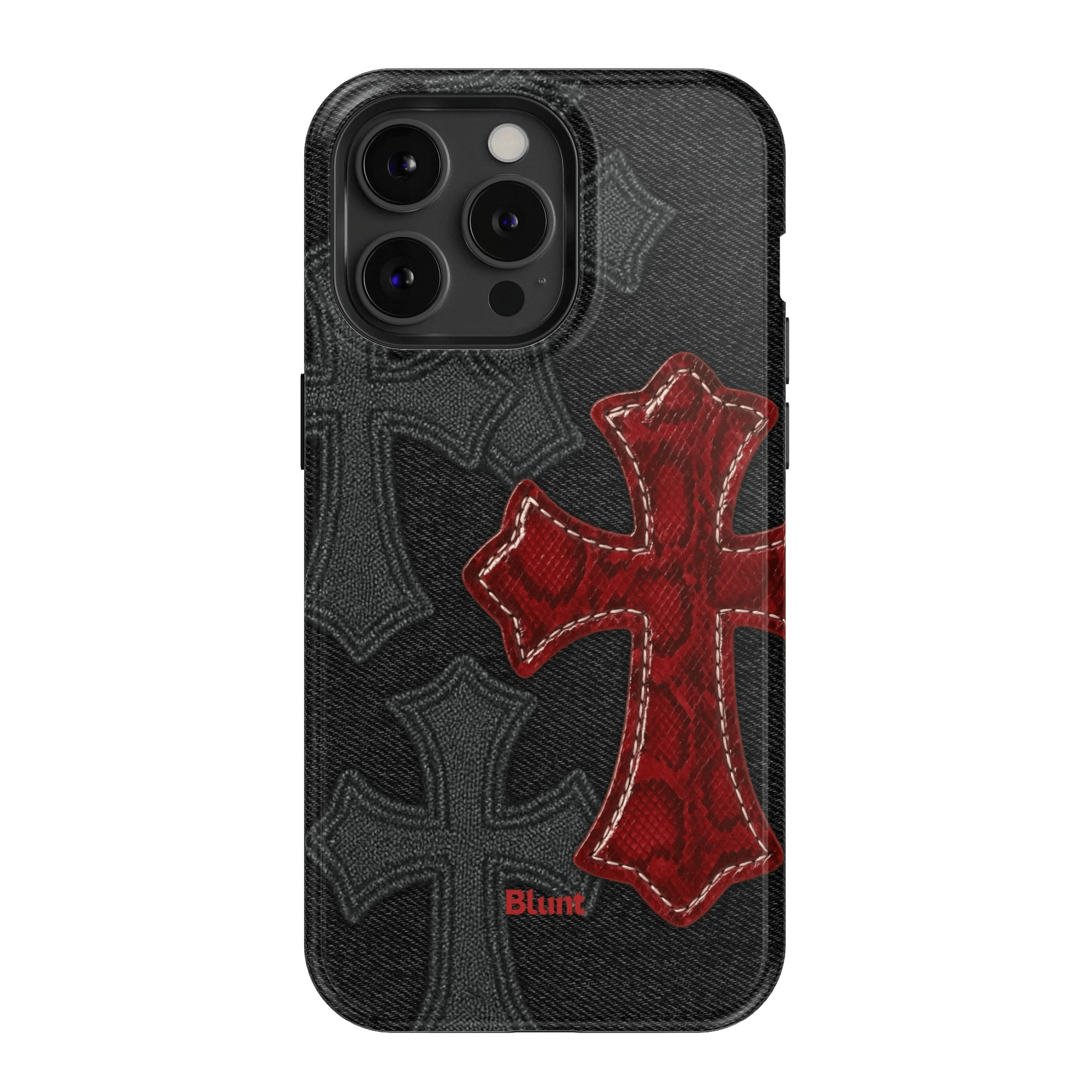 Crimson Cross iPhone Case - Blunt Cases