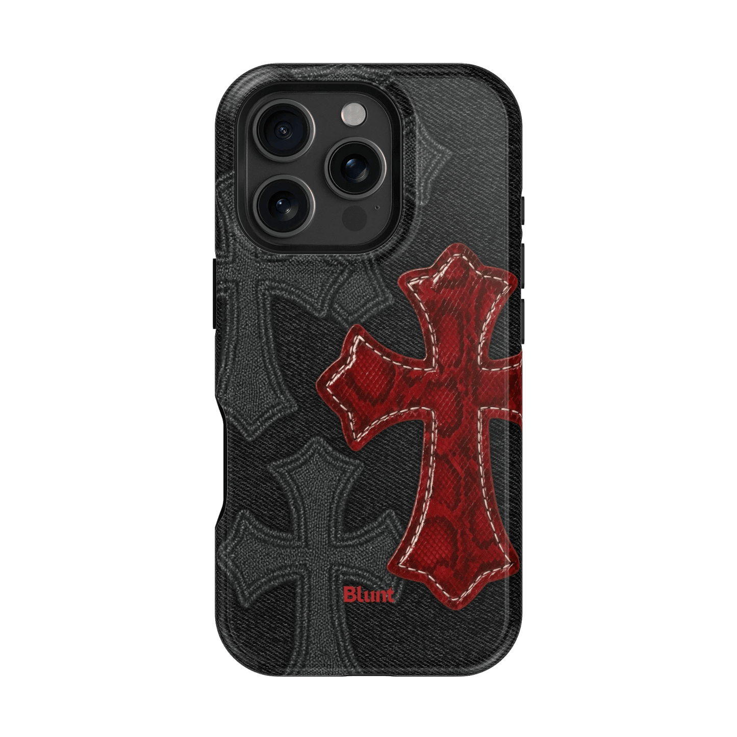 Crimson Cross iPhone Case - Blunt Cases