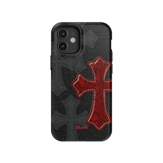 Crimson Cross iPhone Case - Blunt Cases