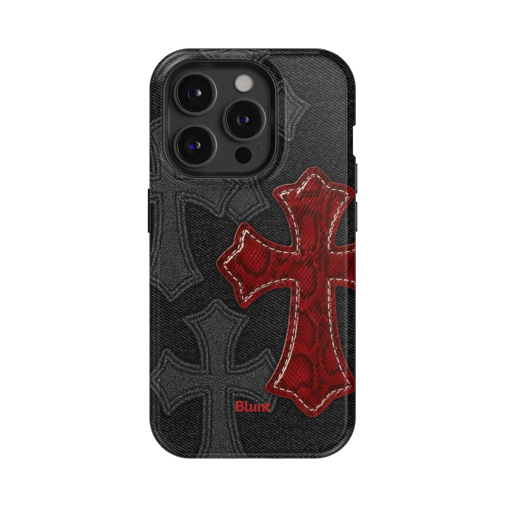 Crimson Cross iPhone Case - Blunt Cases