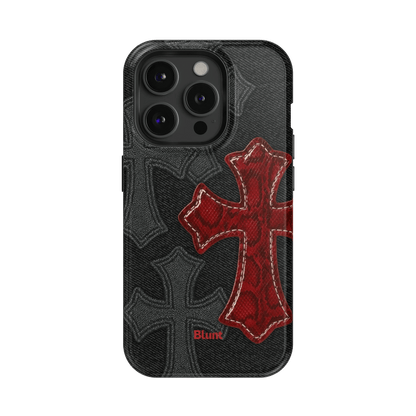 Crimson Cross iPhone Case - Blunt Cases