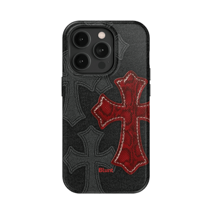 Crimson Cross iPhone Case - Blunt Cases