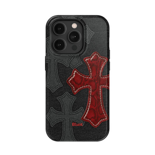 Crimson Cross iPhone Case - Blunt Cases