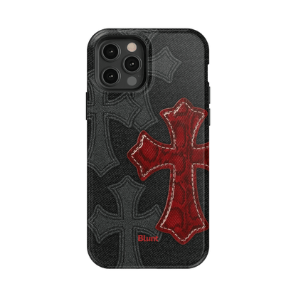 Crimson Cross iPhone Case - Blunt Cases
