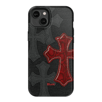 Crimson Cross iPhone Case - Blunt Cases