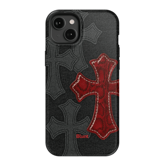 Crimson Cross iPhone Case - Blunt Cases