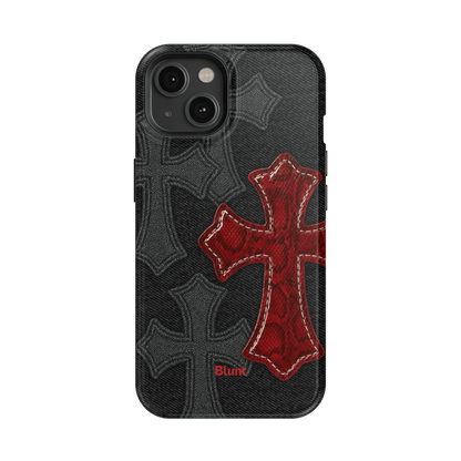 Crimson Cross iPhone Case - Blunt Cases