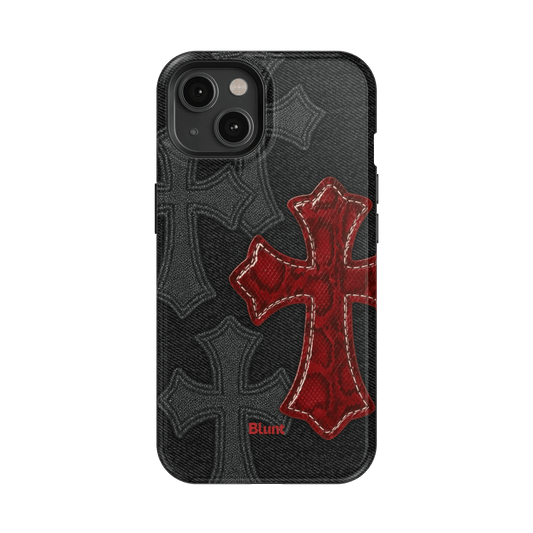 Crimson Cross iPhone Case - Blunt Cases