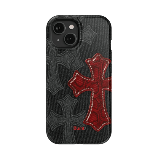 Crimson Cross iPhone Case - Blunt Cases