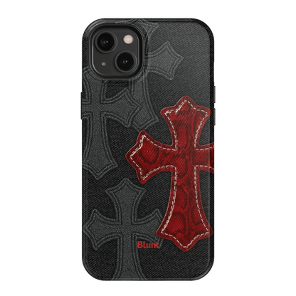 Crimson Cross iPhone Case - Blunt Cases