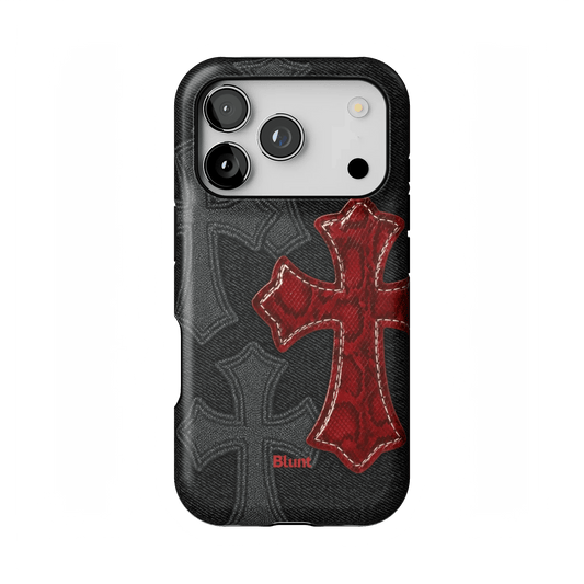Crimson Cross iPhone Case - Blunt Cases