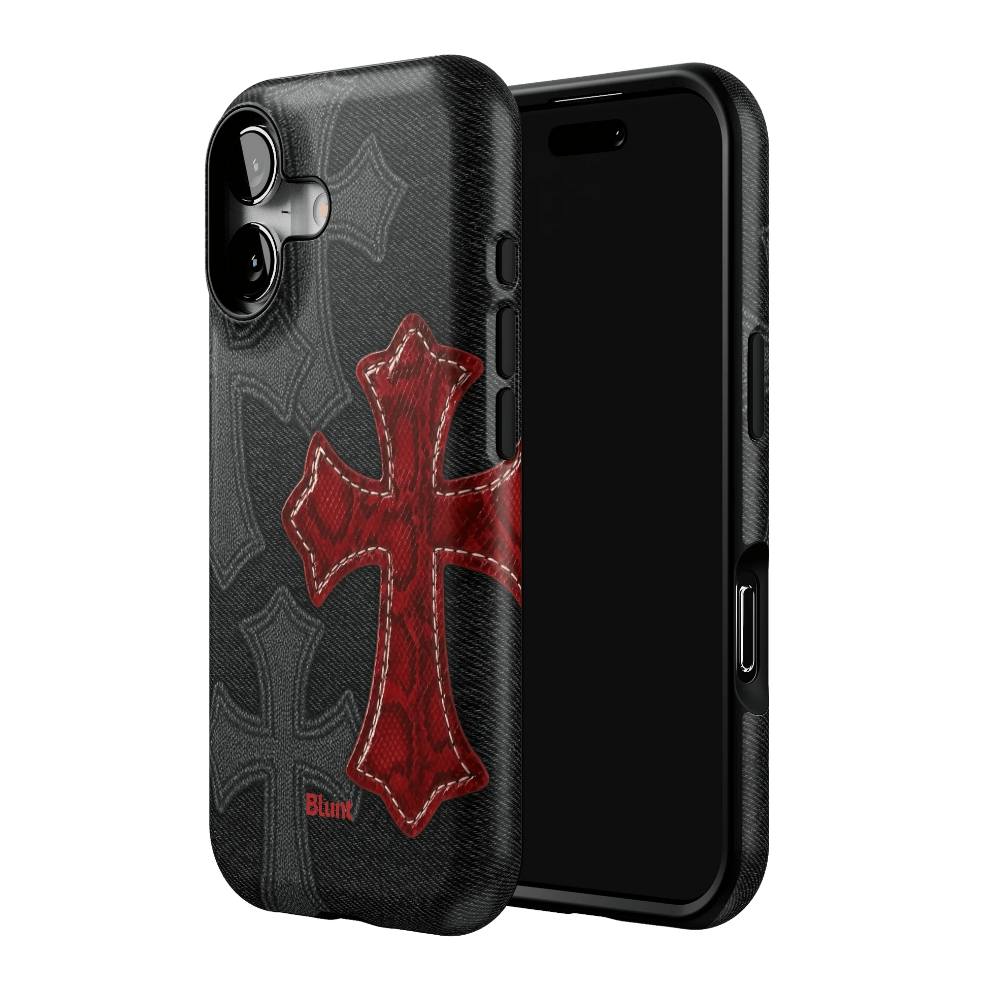 Crimson Cross iPhone Case - Blunt Cases