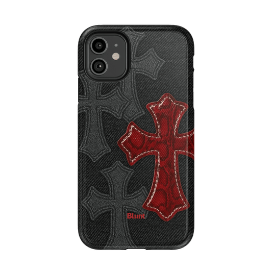 Crimson Cross iPhone Case - Blunt Cases