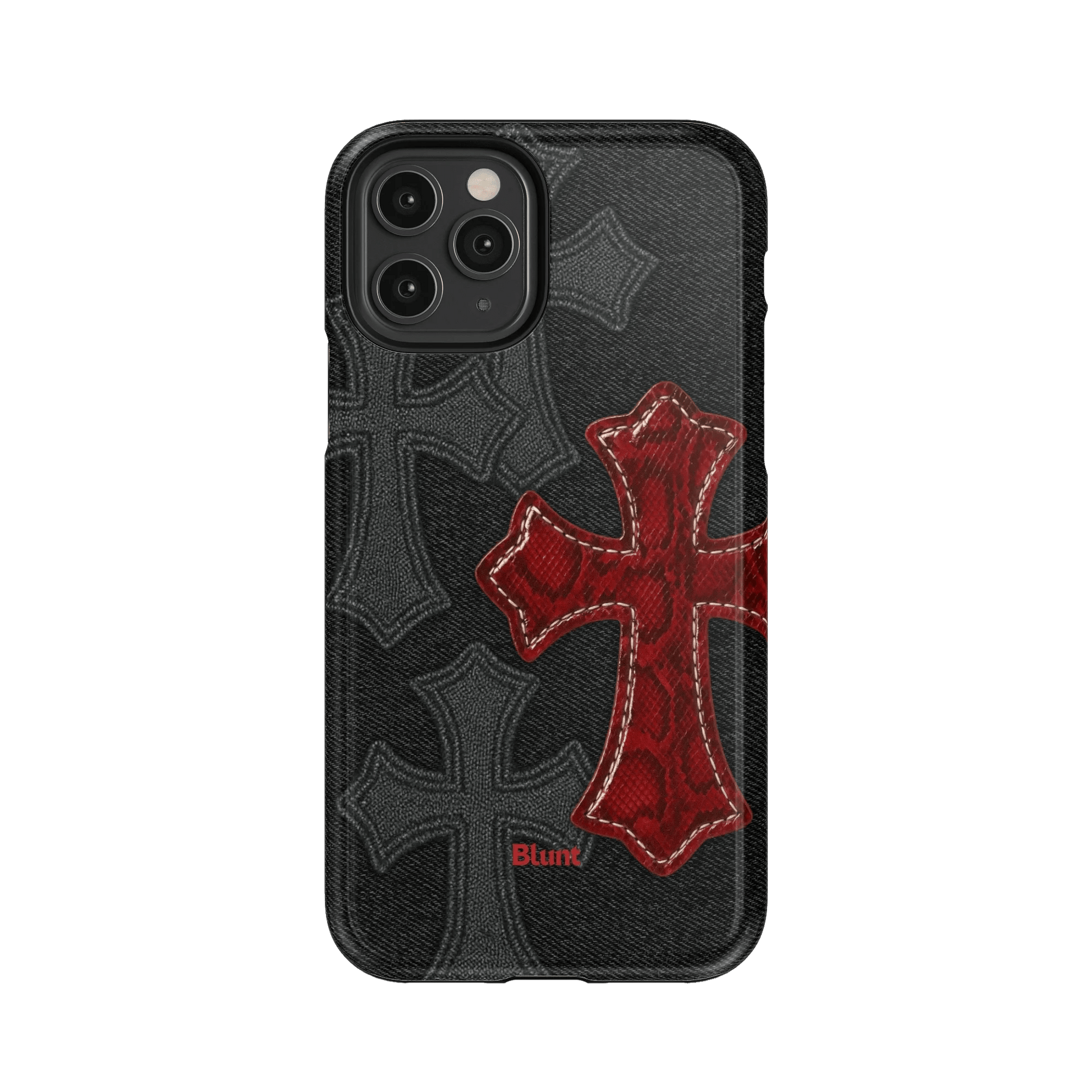 Crimson Cross iPhone Case - Blunt Cases