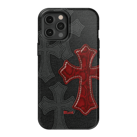 Crimson Cross iPhone Case - Blunt Cases