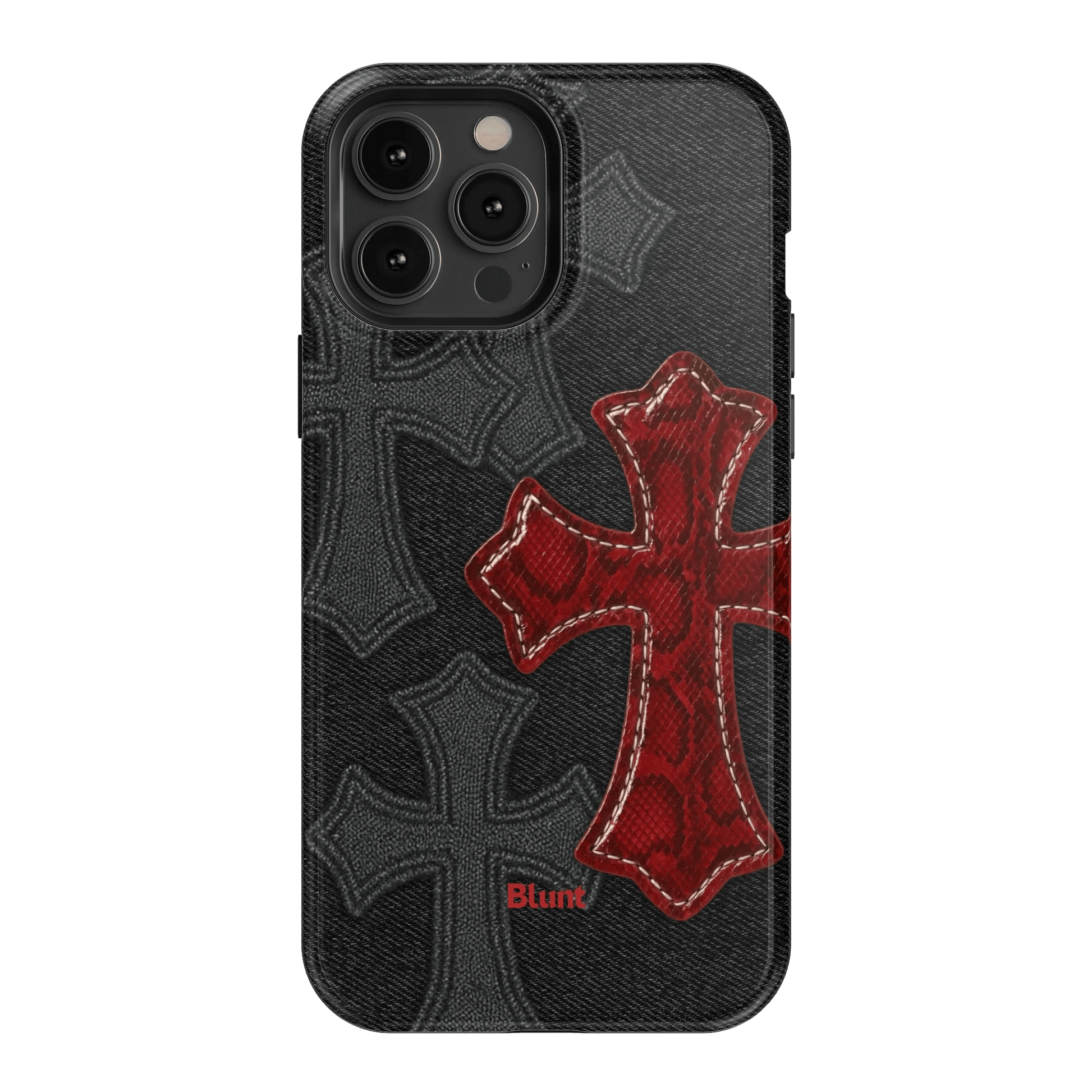 Crimson Cross iPhone Case - Blunt Cases