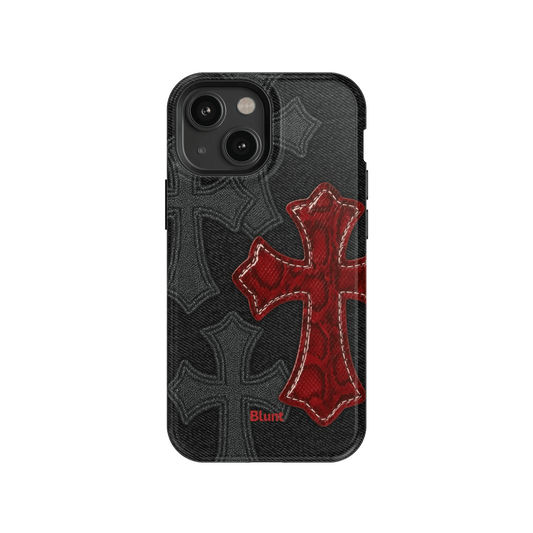 Crimson Cross iPhone Case - Blunt Cases