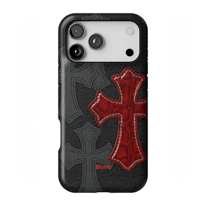 Crimson Cross iPhone Case - Blunt Cases