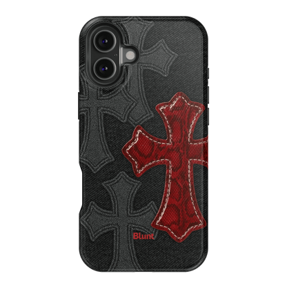 Crimson Cross iPhone Case - Blunt Cases