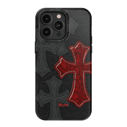 Crimson Cross iPhone Case - Blunt Cases