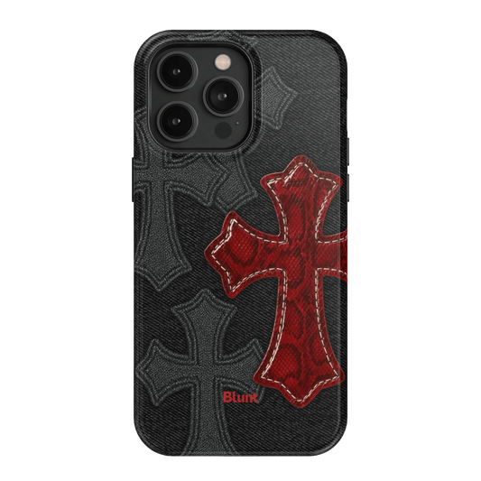 Crimson Cross iPhone Case - Blunt Cases