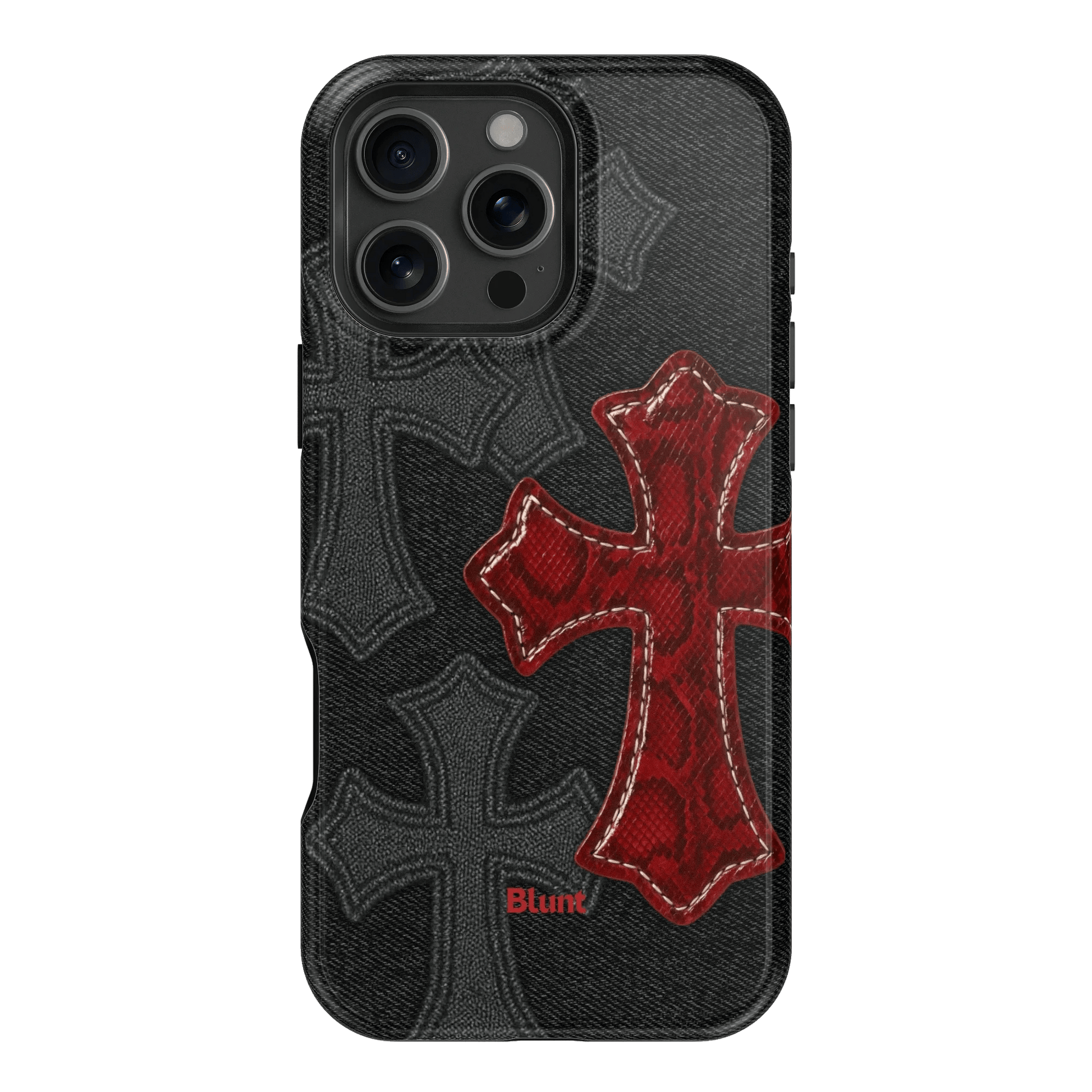 Crimson Cross iPhone Case - Blunt Cases