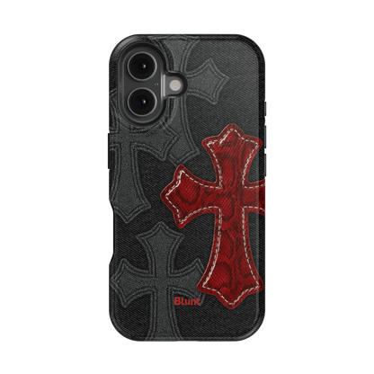 Crimson Cross iPhone Case - Blunt Cases