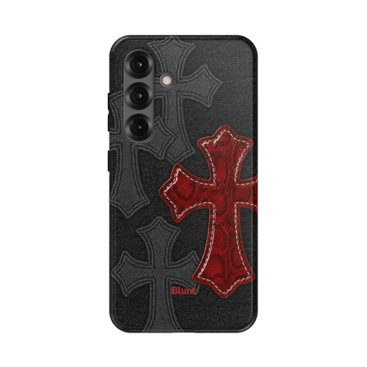 Crimson Cross Samsung Case - Blunt Cases