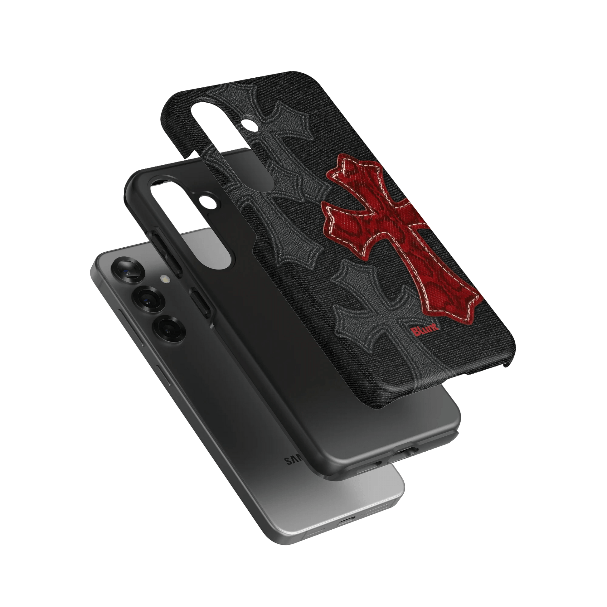 Crimson Cross Samsung Case - Blunt Cases