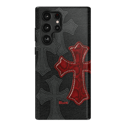 Crimson Cross Samsung Case - Blunt Cases