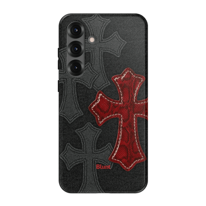 Crimson Cross Samsung Case - Blunt Cases