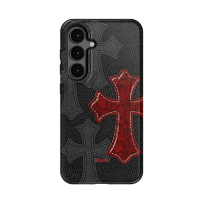 Crimson Cross Samsung Case - Blunt Cases