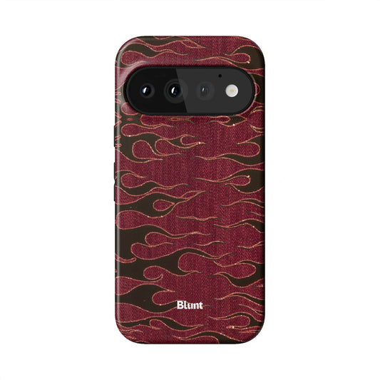 Crimson Fire Pixel Case - Blunt Cases