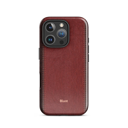 Crimson Hide iPhone Case - Blunt Cases