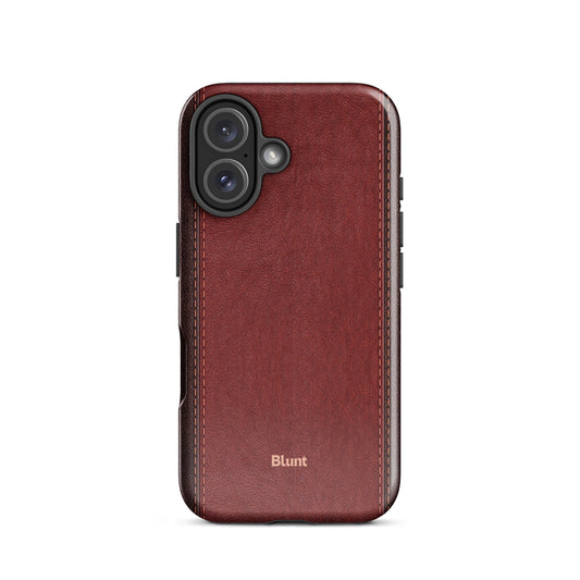 Crimson Hide iPhone Case - Blunt Cases
