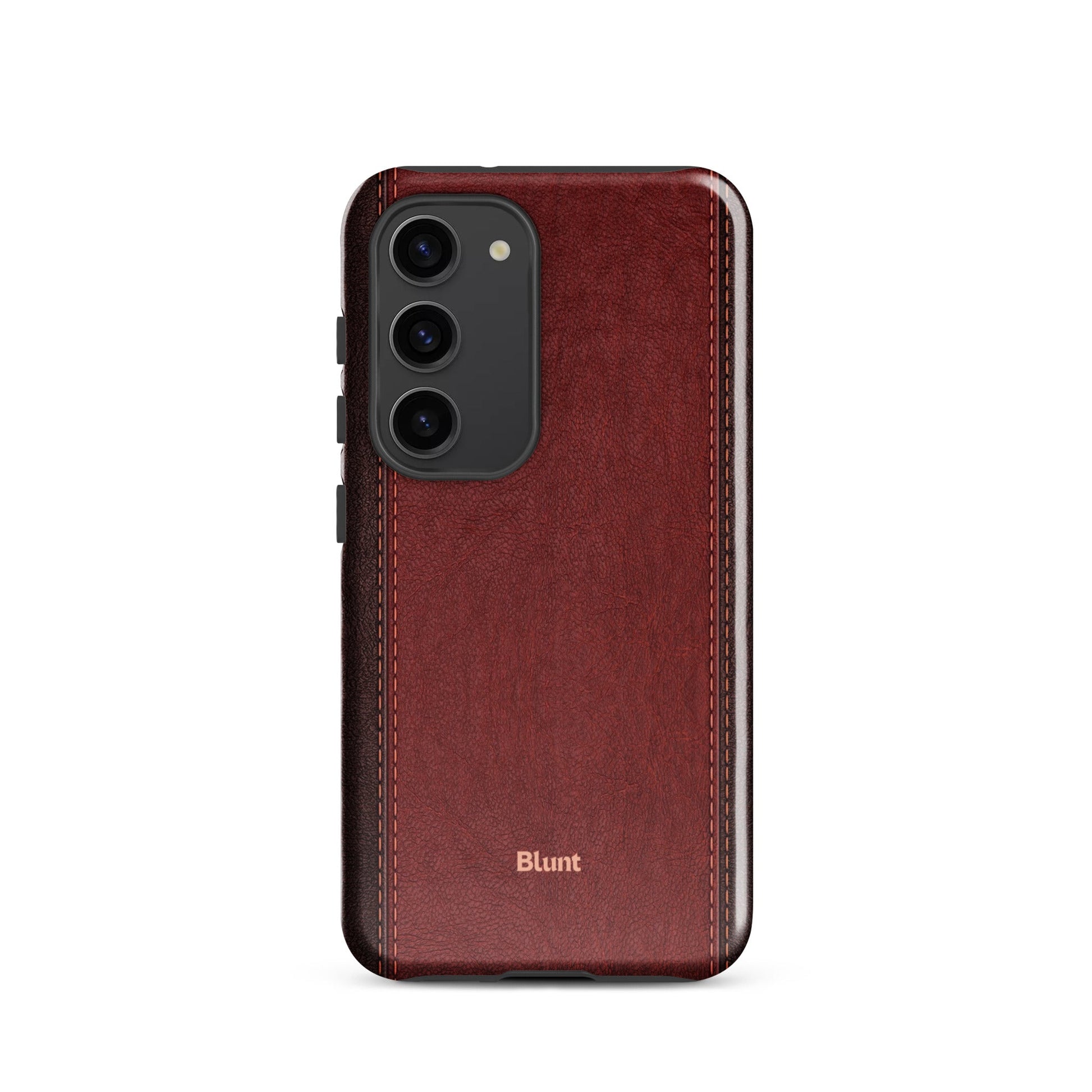 Crimson Hide Samsung Case - Blunt Cases