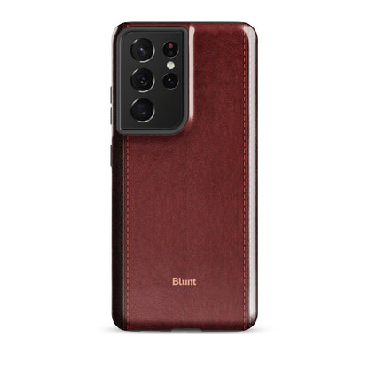 Crimson Hide Samsung Case - Blunt Cases