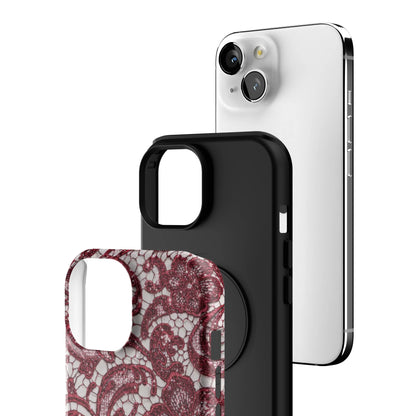 Crimson Lace iPhone Case gallery - Iphone_15_Iphone_3
