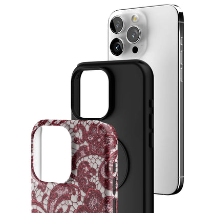 Crimson Lace iPhone Case gallery - Iphone_15_Pro_Max_3