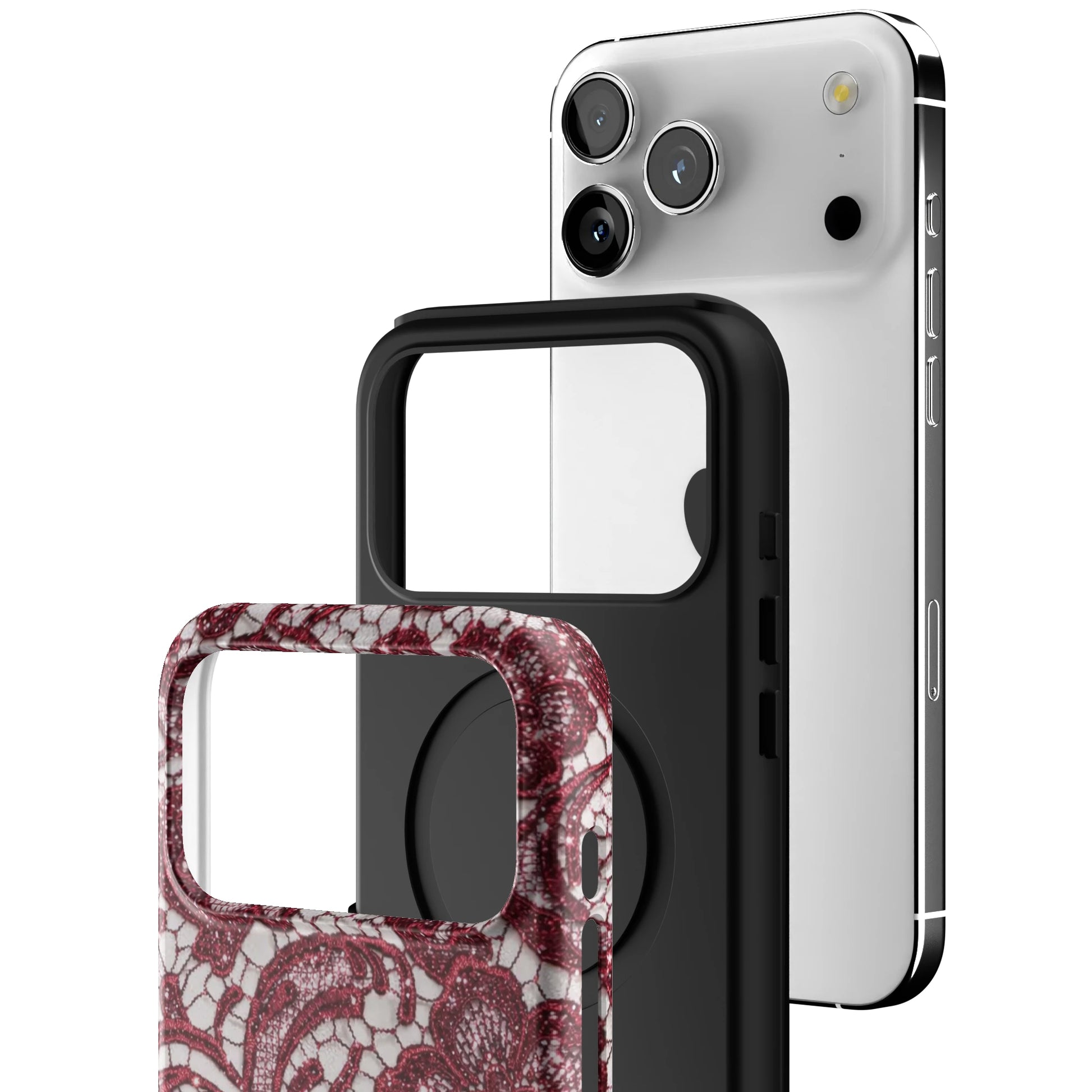 Crimson Lace iPhone Case gallery - Iphone_17_Pro_Max_3