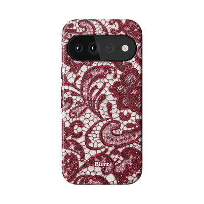 Crimson Lace Pixel Case - Blunt Cases