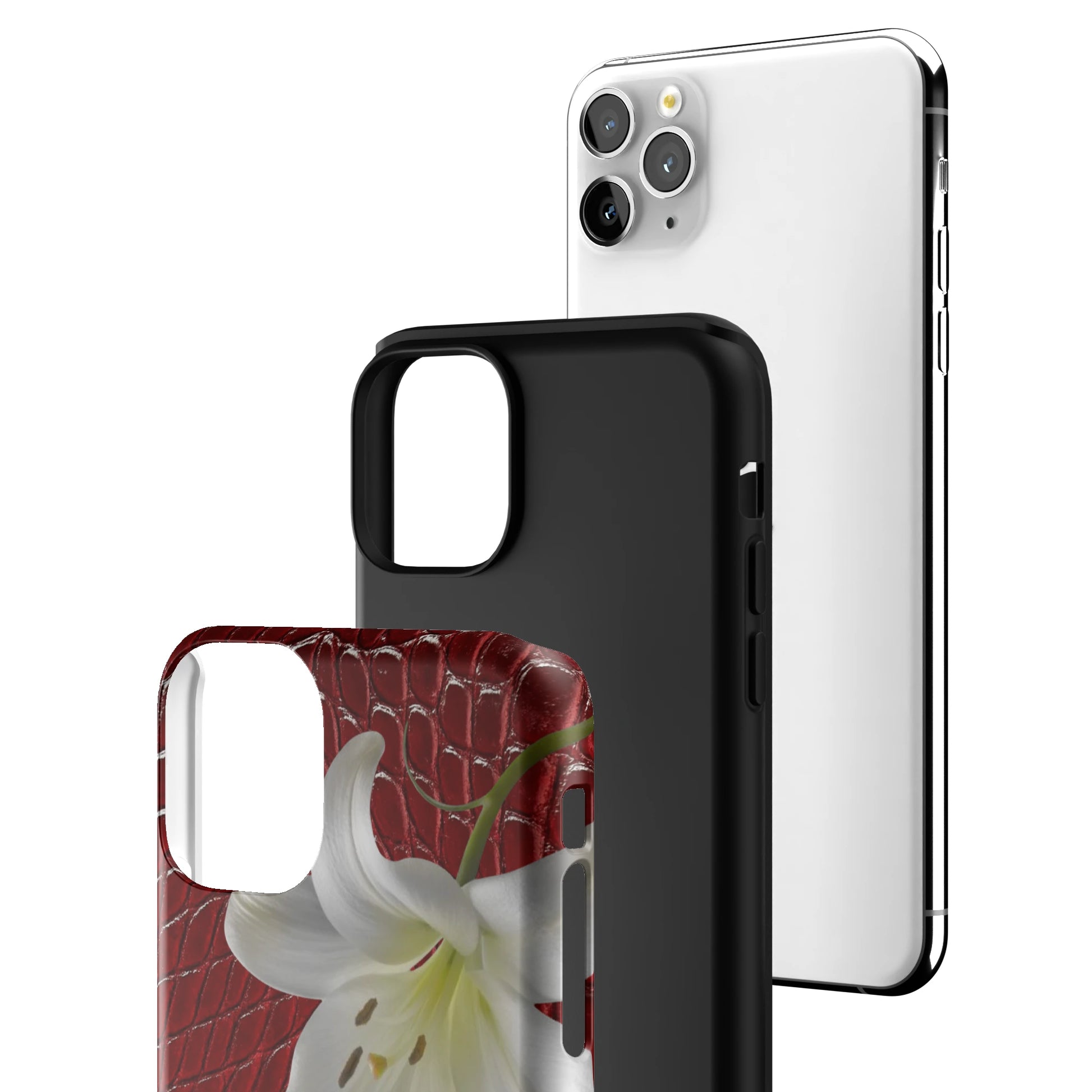 Crimson Lily iPhone Case gallery - Iphone_11_Pro_Max_3