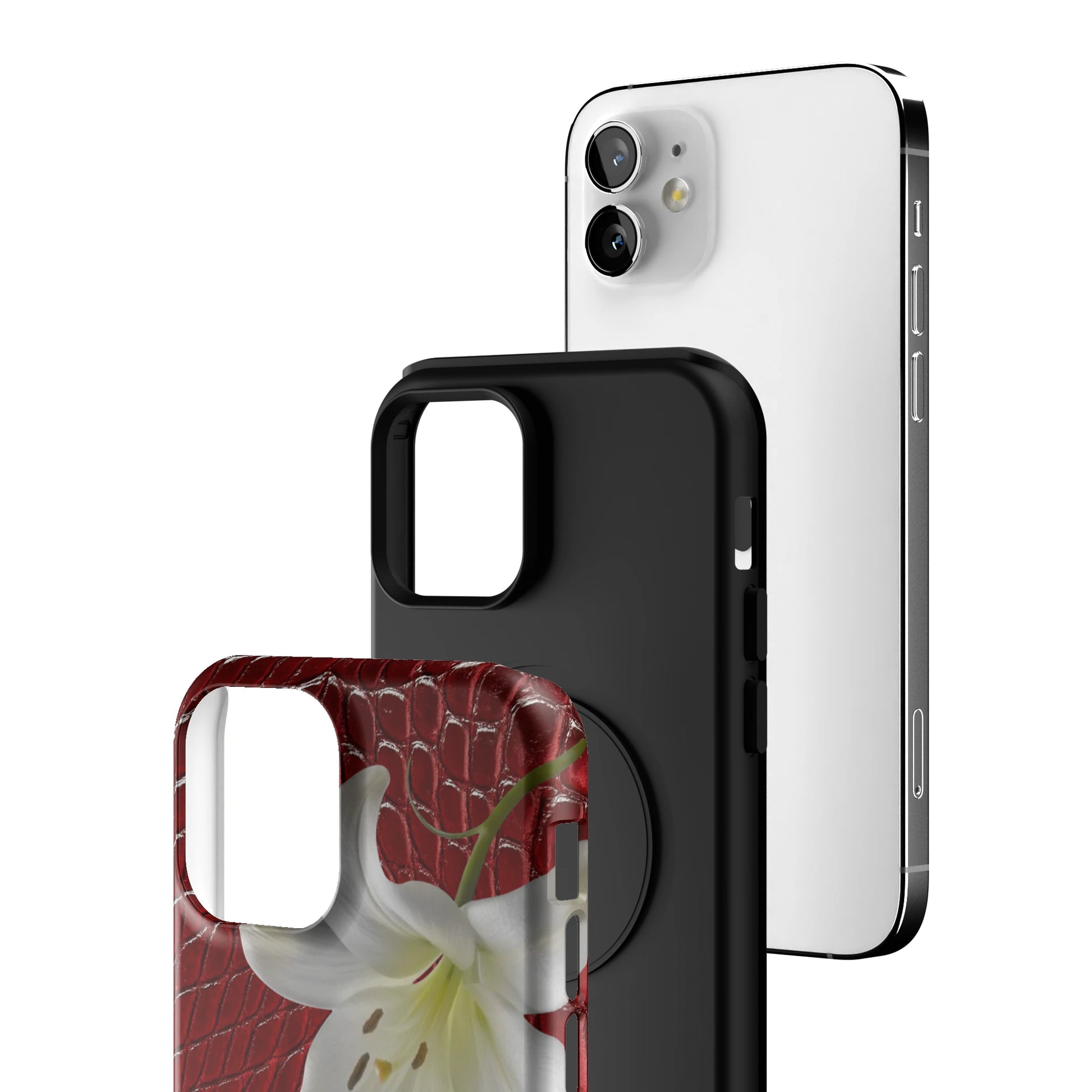 Crimson Lily iPhone Case gallery - Iphone_12_Iphone_3
