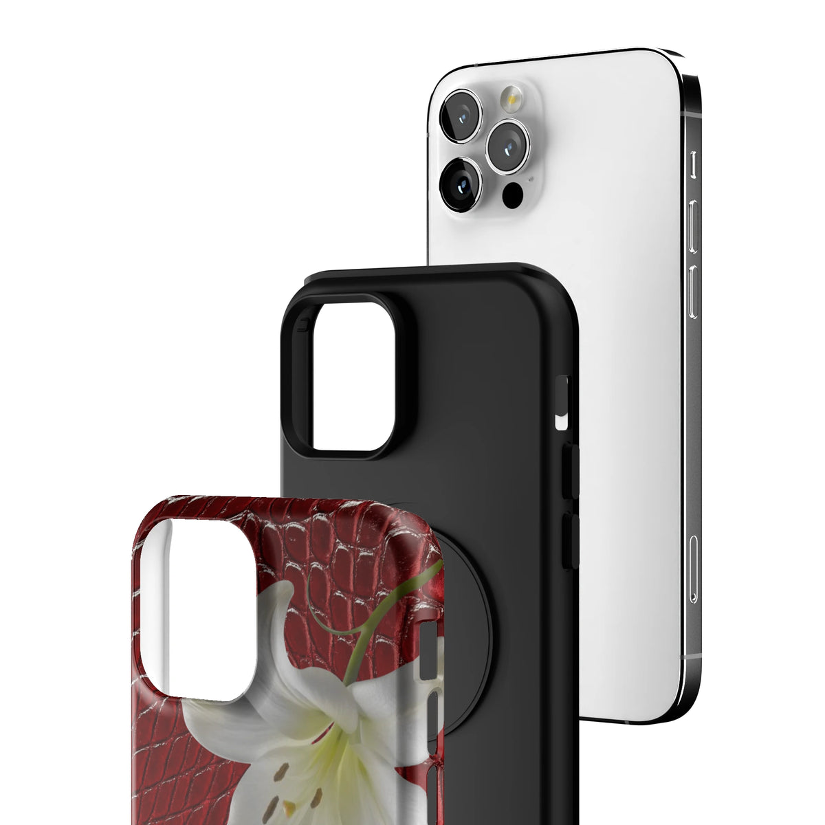 Crimson Lily iPhone Case gallery - Iphone_12_Pro_3