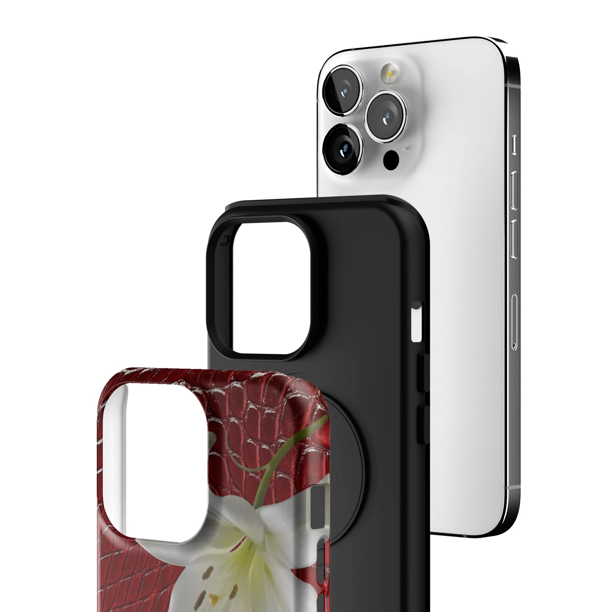 Crimson Lily iPhone Case gallery - Iphone_13_Pro_3