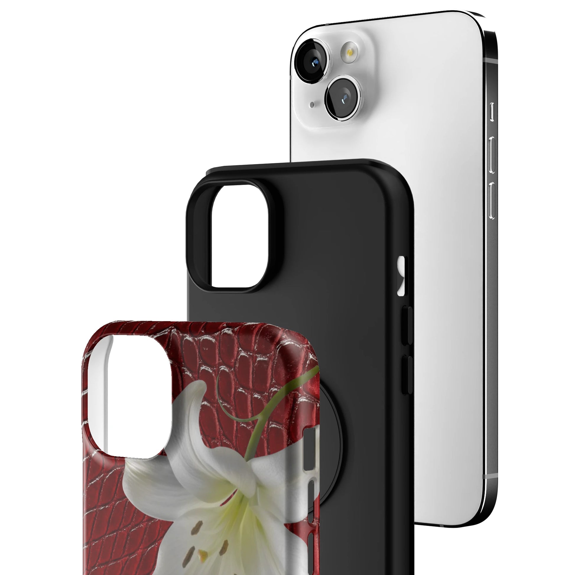 Crimson Lily iPhone Case gallery - Iphone_14_Mini_Air_Plus_3