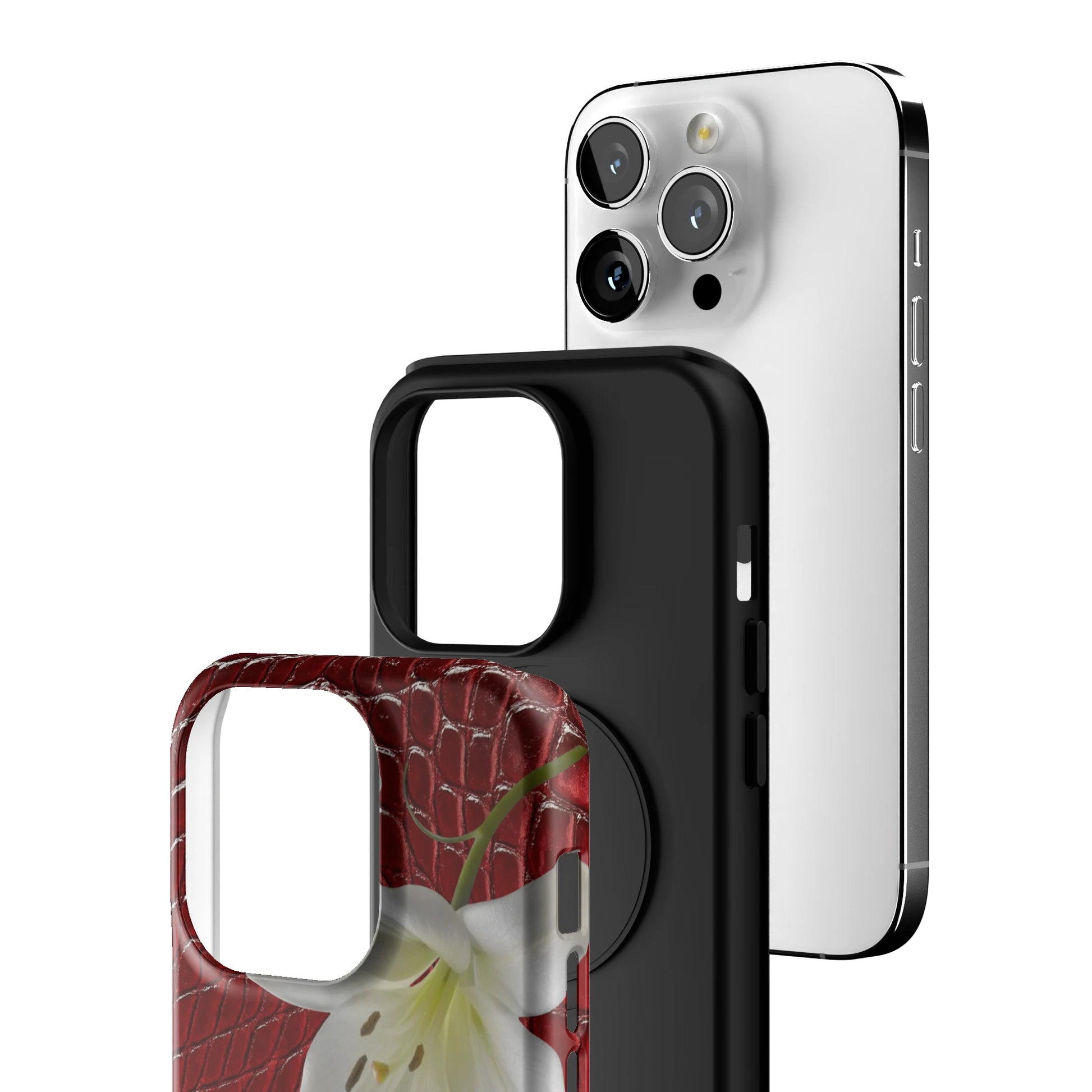 Crimson Lily iPhone Case gallery - Iphone_14_Pro_3