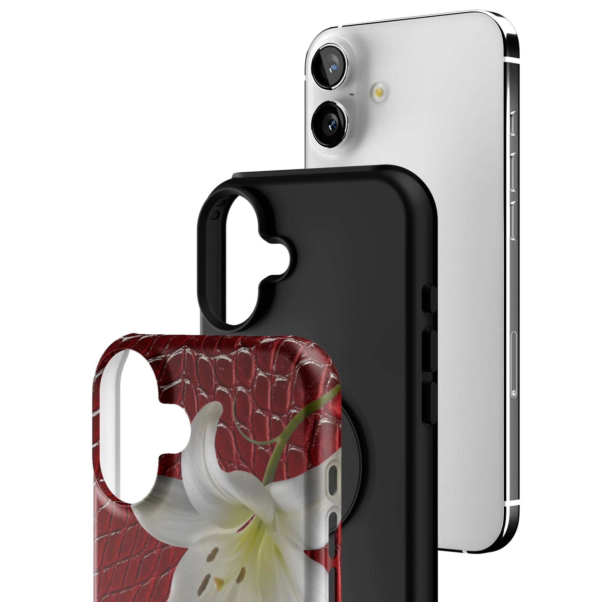 Crimson Lily iPhone Case gallery - Iphone_16_Mini_Air_Plus_3